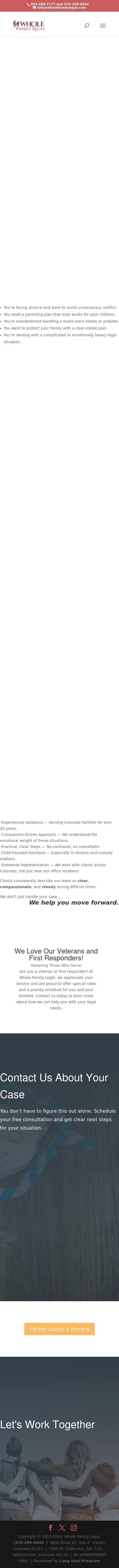 Whole Family Legal - Northglenn CO Lawyers