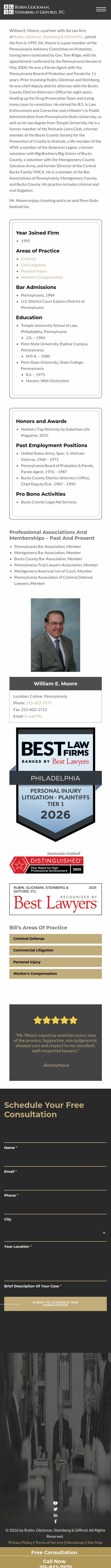 William E. Moore - Newtown PA Lawyers