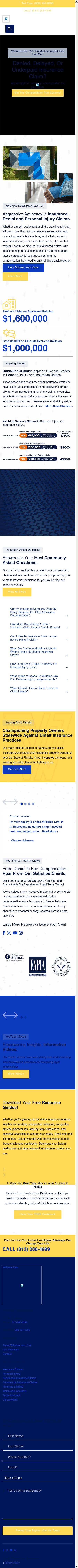 Williams Law Association, P.A. - Brandon FL Lawyers