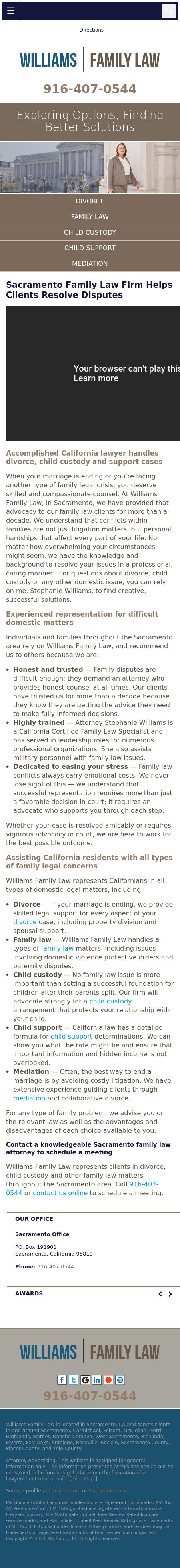 Williams Stephanie L. Attorney At Law - Sacramento CA Lawyers