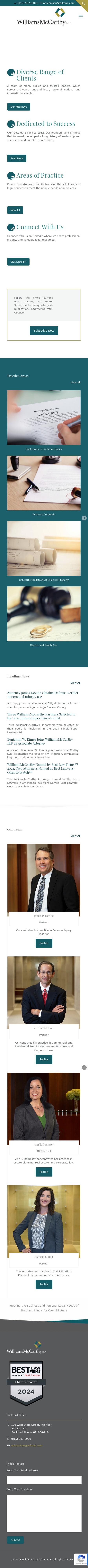 WilliamsMcCarthy LLP - Rockford IL Lawyers