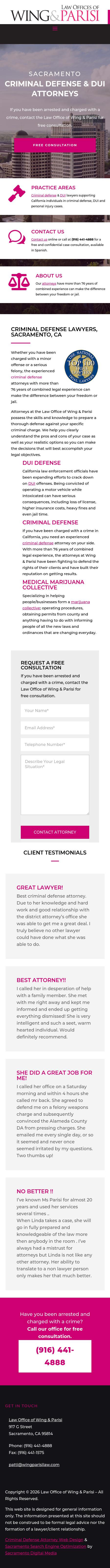 Wing & Parisi - Sacramento CA Lawyers