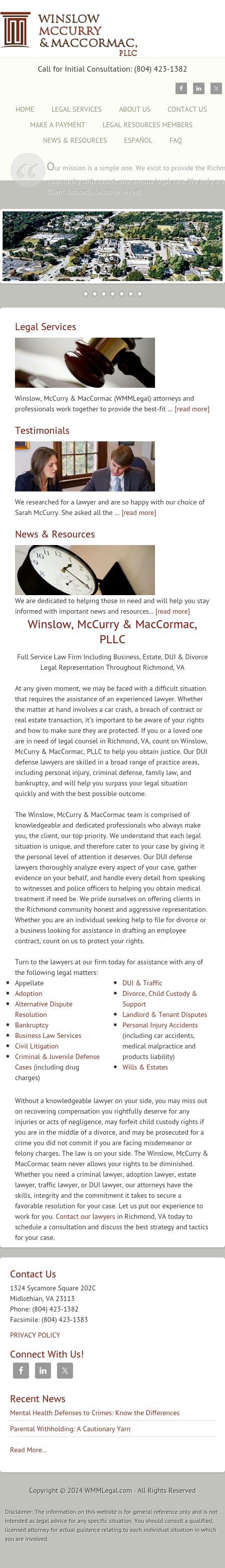 Winslow & McCurry, PLLC - Midlothian VA Lawyers