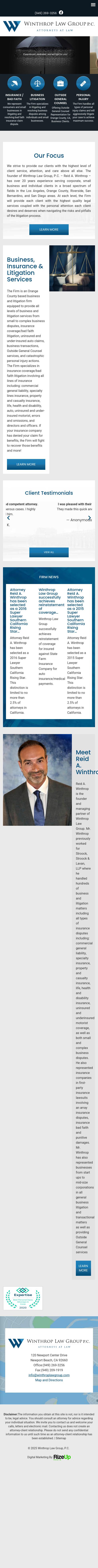 Winthrop Law Group - Newport Beach CA Lawyers