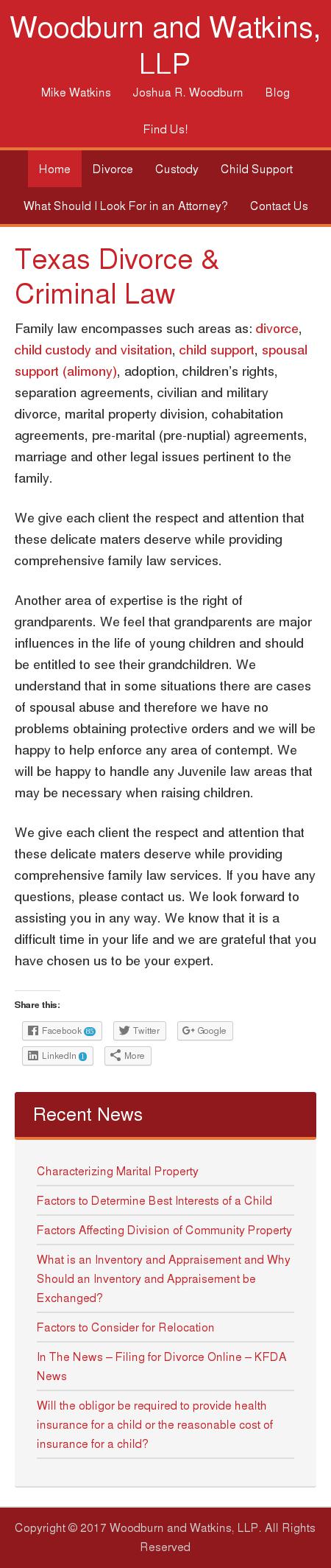 Woodburn Joshua - Amarillo TX Lawyers