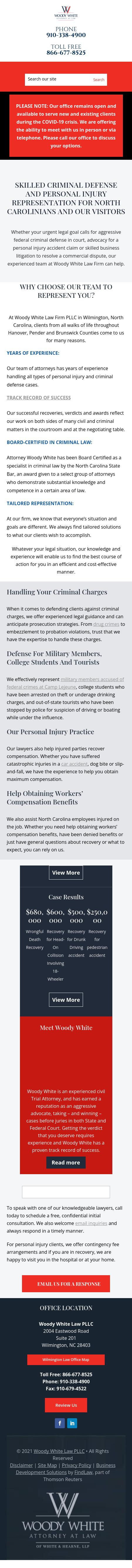 Woody White Law PLLC - Wilmington NC Lawyers
