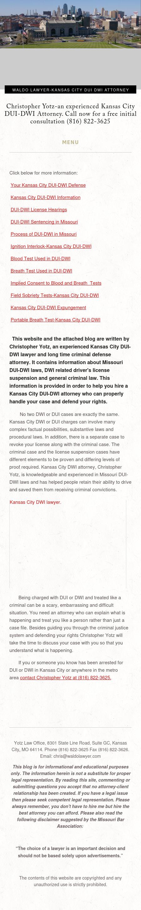 Yotz Law Office - Kansas City MO Lawyers
