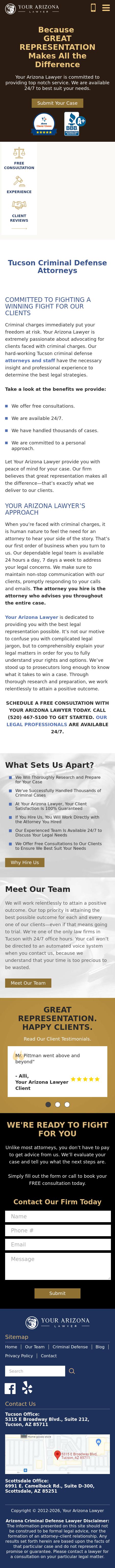 Your Arizona Lawyer - Tucson AZ Lawyers
