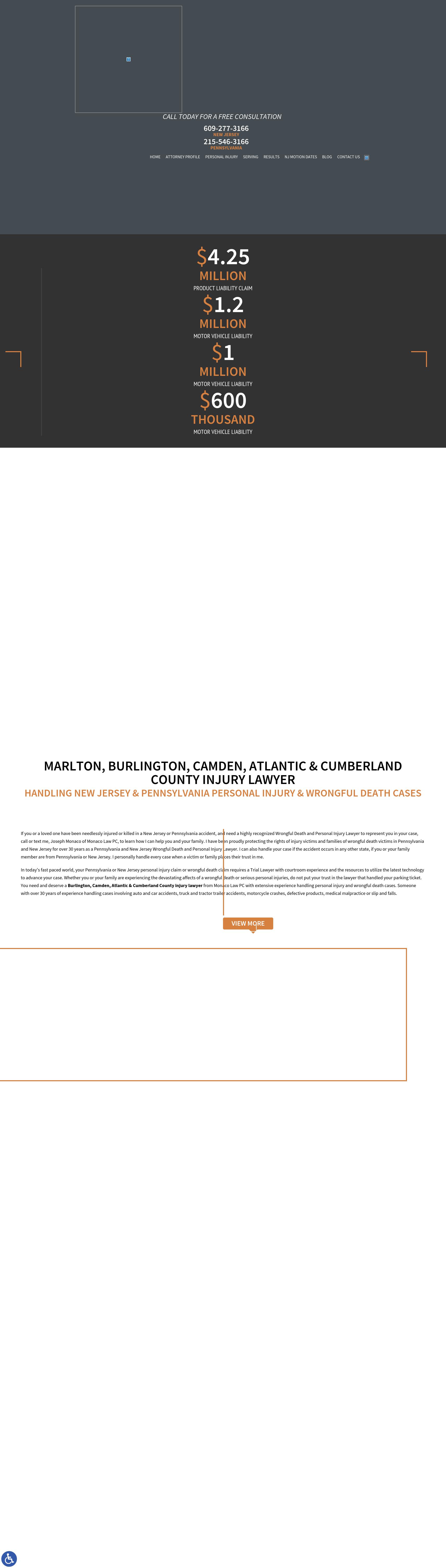Monaco Law PC - Marlton NJ Lawyers