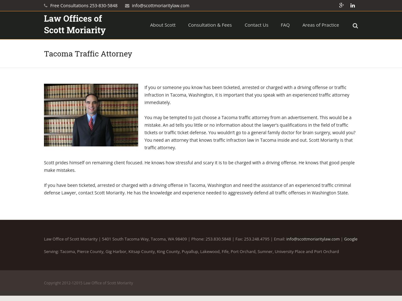 Moriarity Scott M. - Tacoma WA Lawyers