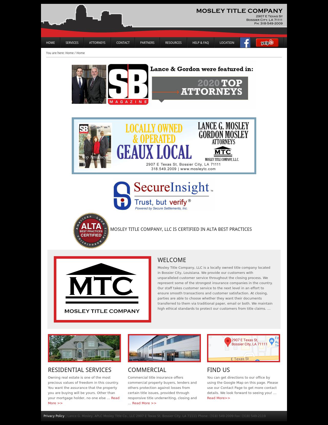 Mosley Title Co LLC - Bossier City LA Lawyers