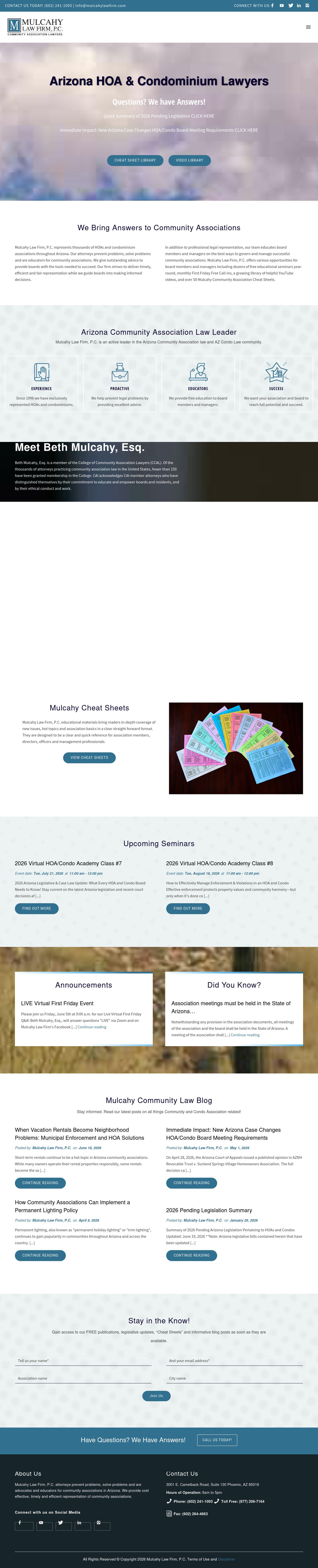 Mulcahy Law Firm, P.C. - Phoenix AZ Lawyers