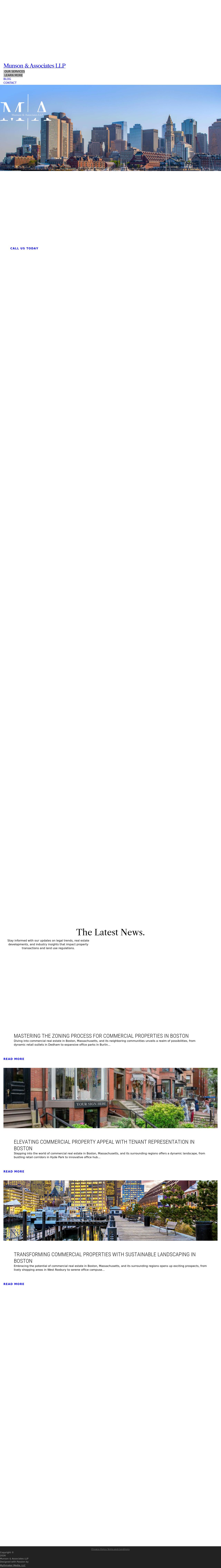 Munson & Associates LLP - Boston MA Lawyers