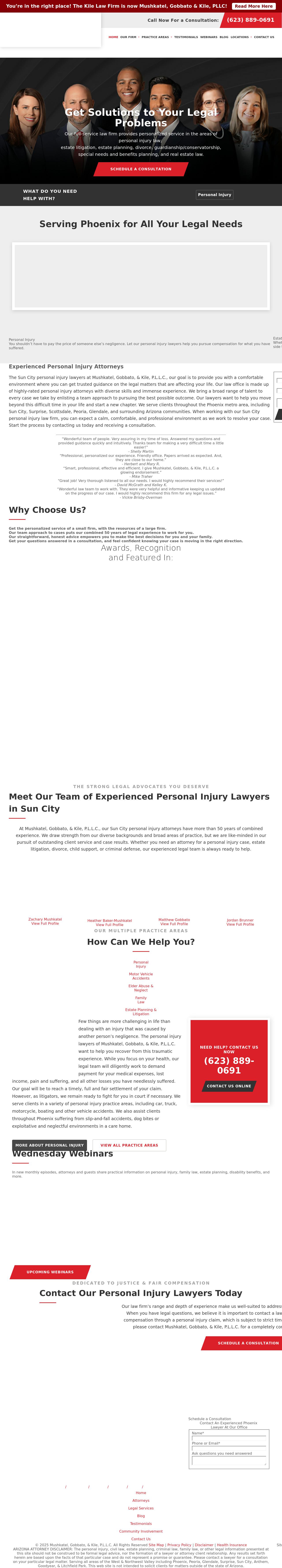 Mushkatel, Robbins & Becker PLLC - Scottsdale AZ Lawyers