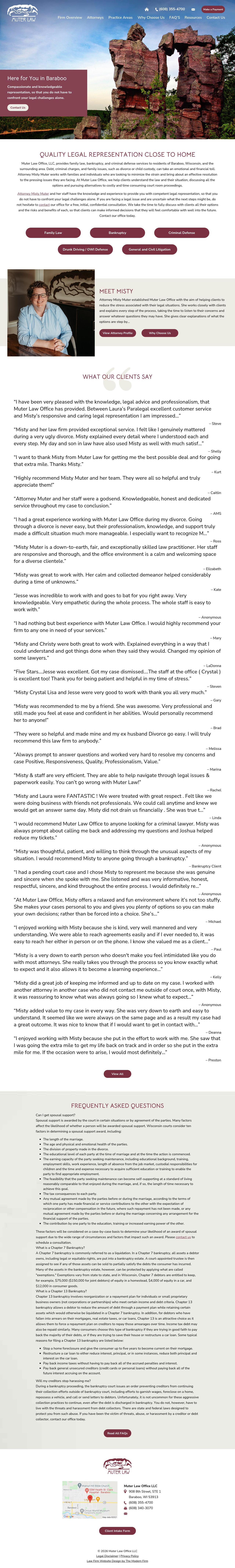 Muter Law Office LLC - Baraboo WI Lawyers