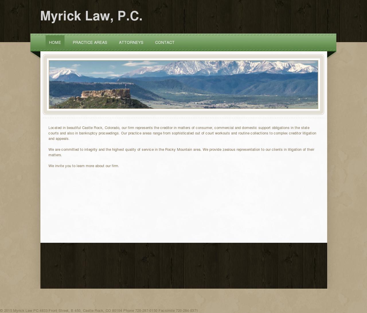 Myrick Law, P.C. - Castle Rock CO Lawyers