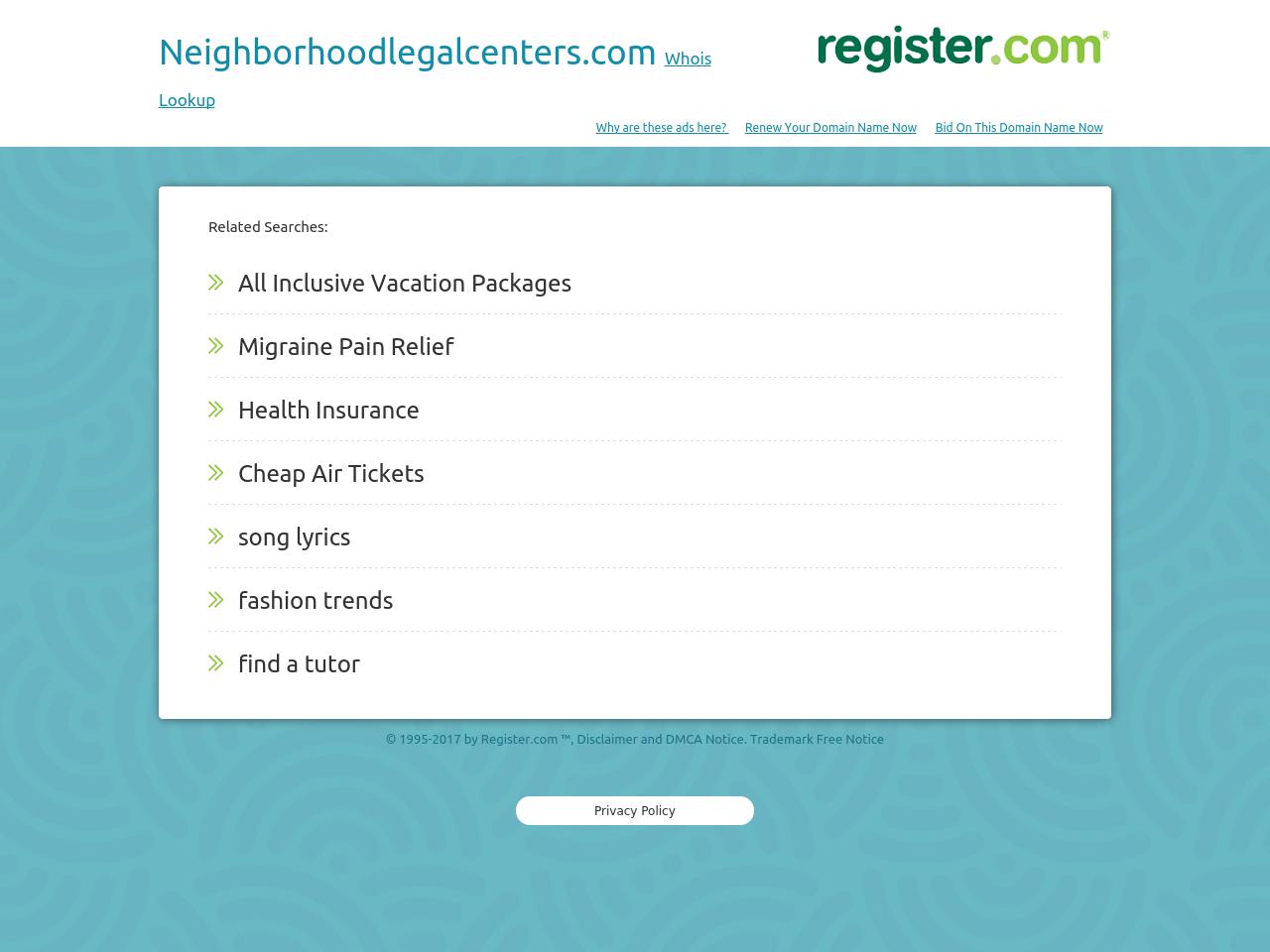 Neighborhood Legal Centers - Cleveland OH Lawyers