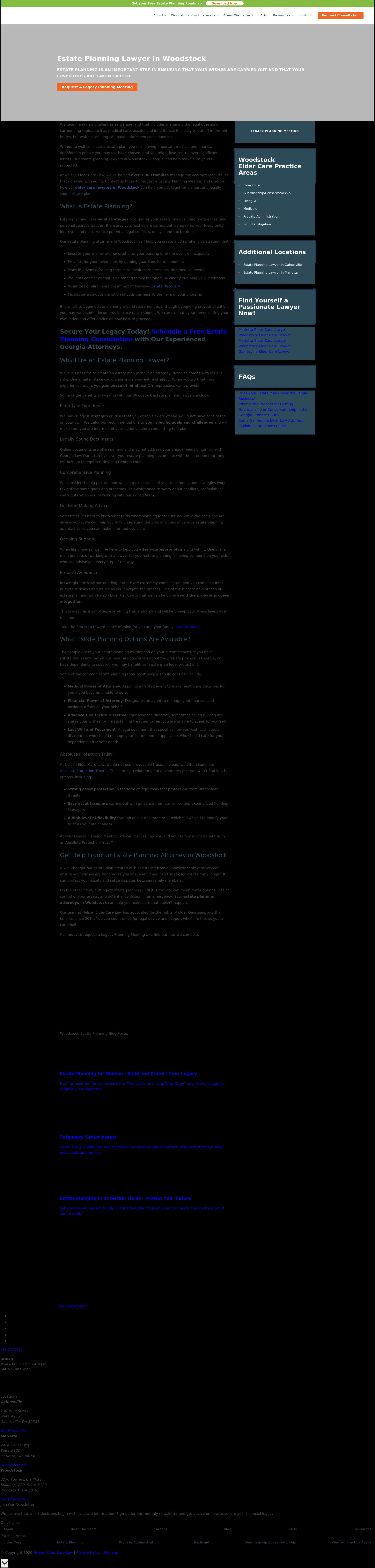 Nelson Elder Care Law GA - Marietta GA Lawyers