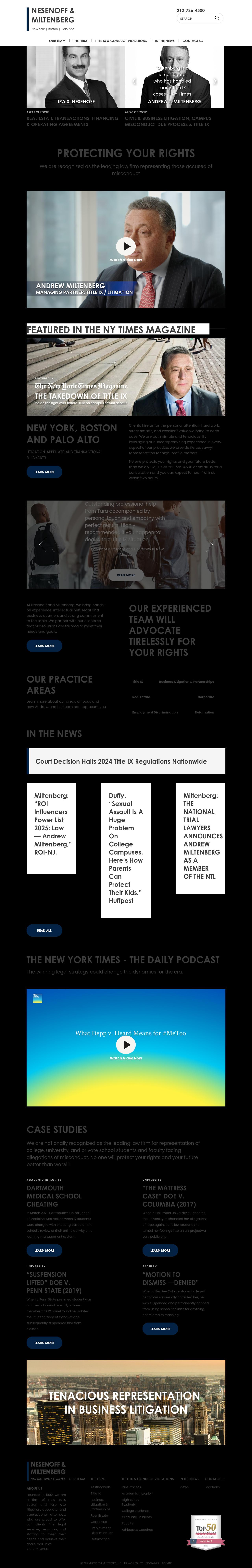 Nesenoff & Miltenberg, LLP - New York NY Lawyers