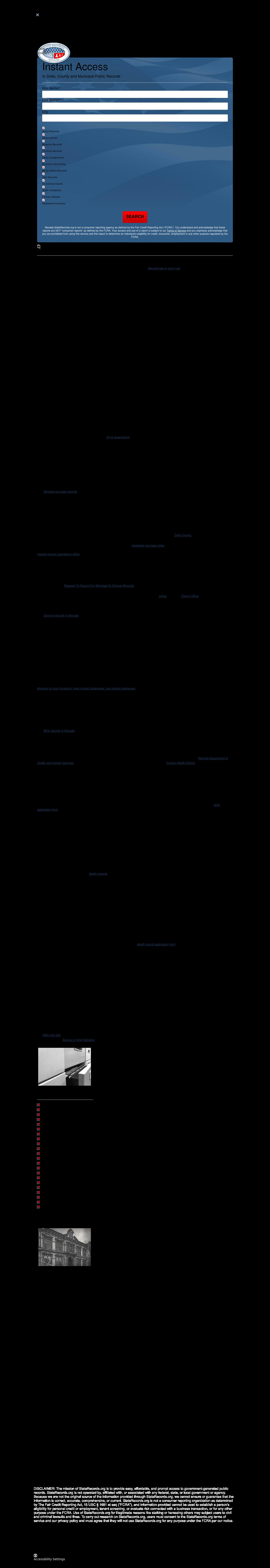 Nevada Divorce Record - Las Vegas NV Lawyers