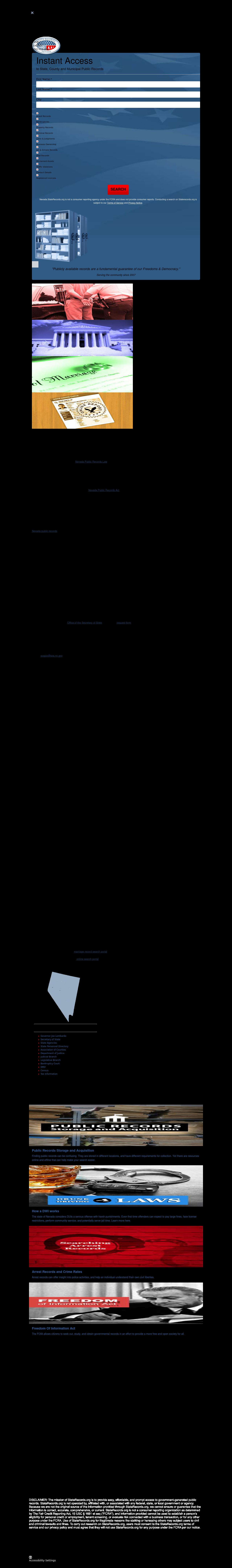 Nevada State Records - Las Vegas NV Lawyers