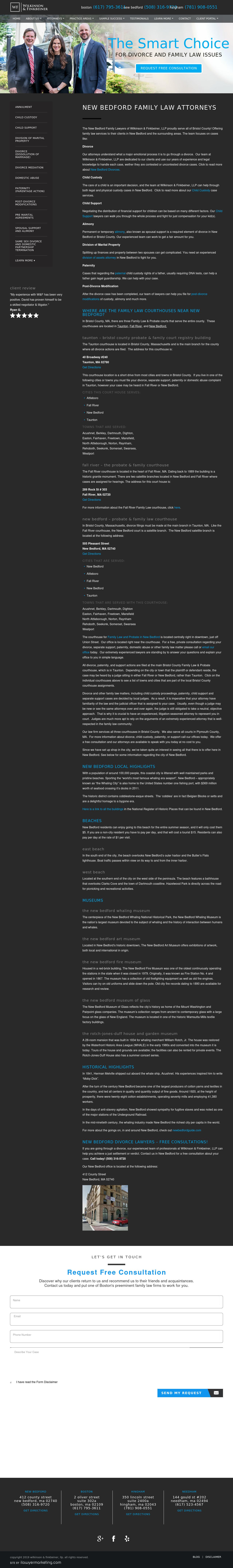 Wilkinson & Finkbeiner, LLP - New Bedford MA Lawyers