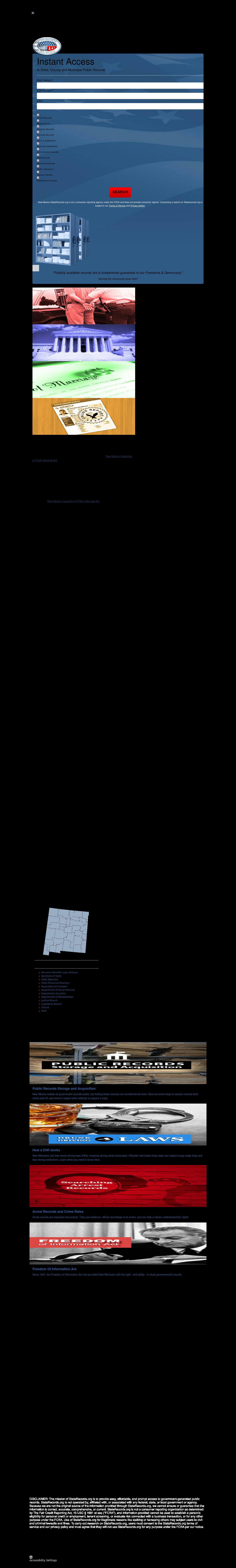 New Mexico State Records - Albuquerque NM Lawyers