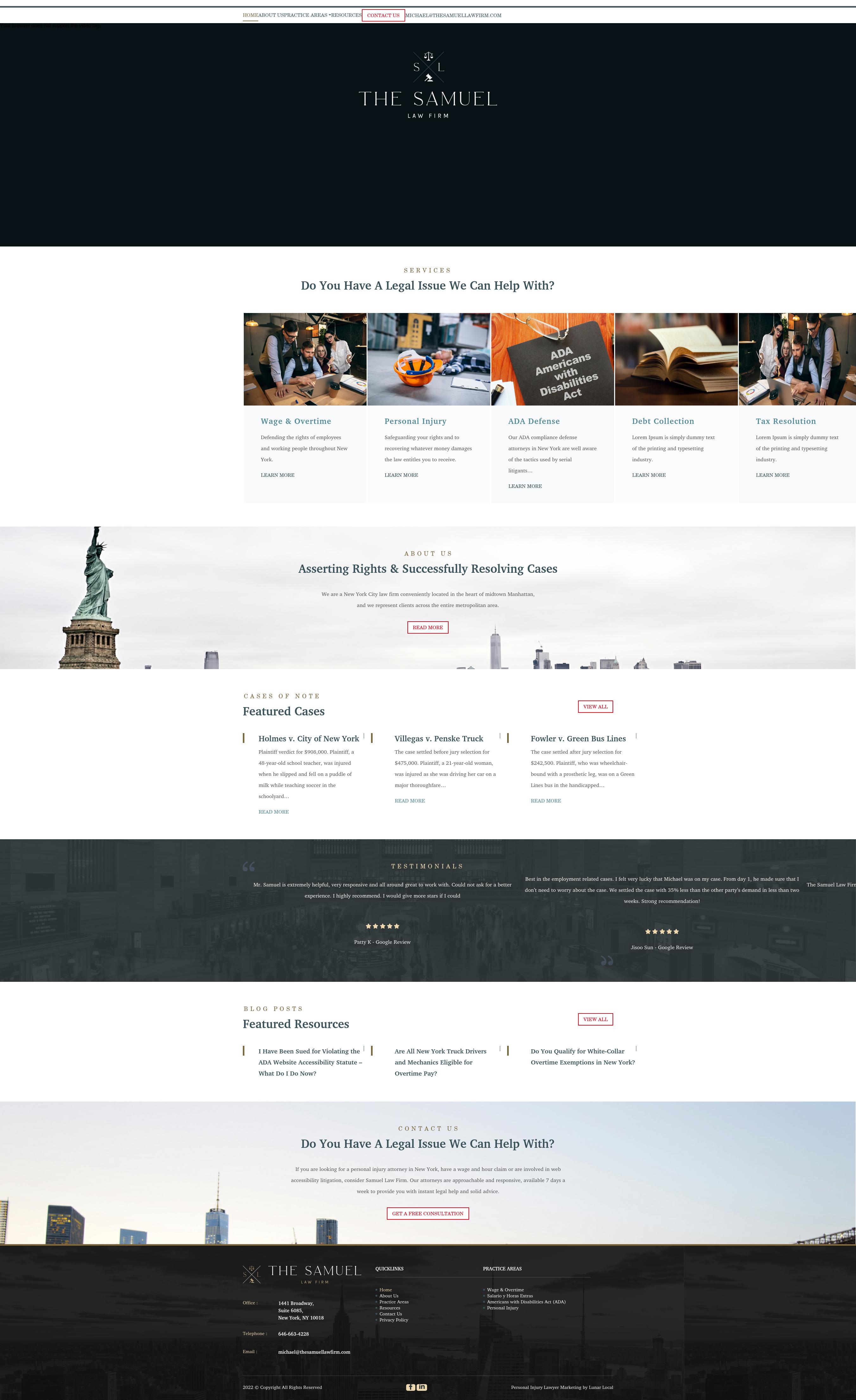 The Samuel Law Firm - New York NY Lawyers