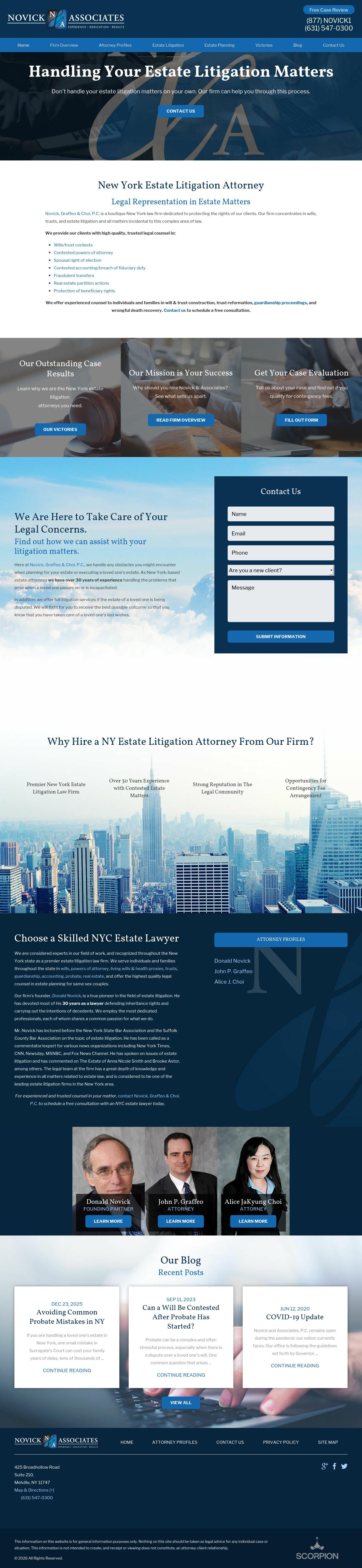 Novick & Associates, PC - New York NY Lawyers