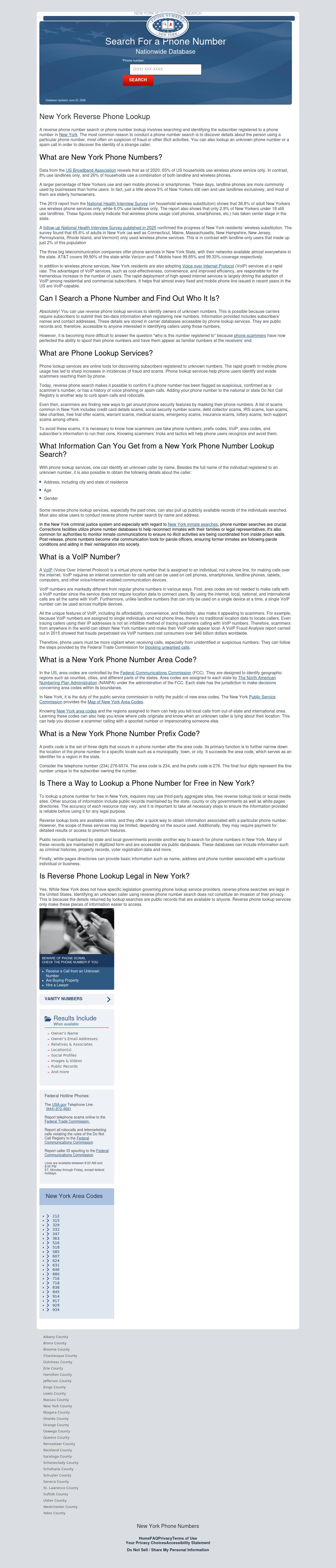 New York Phone Number Search - Brooklyn NY Lawyers