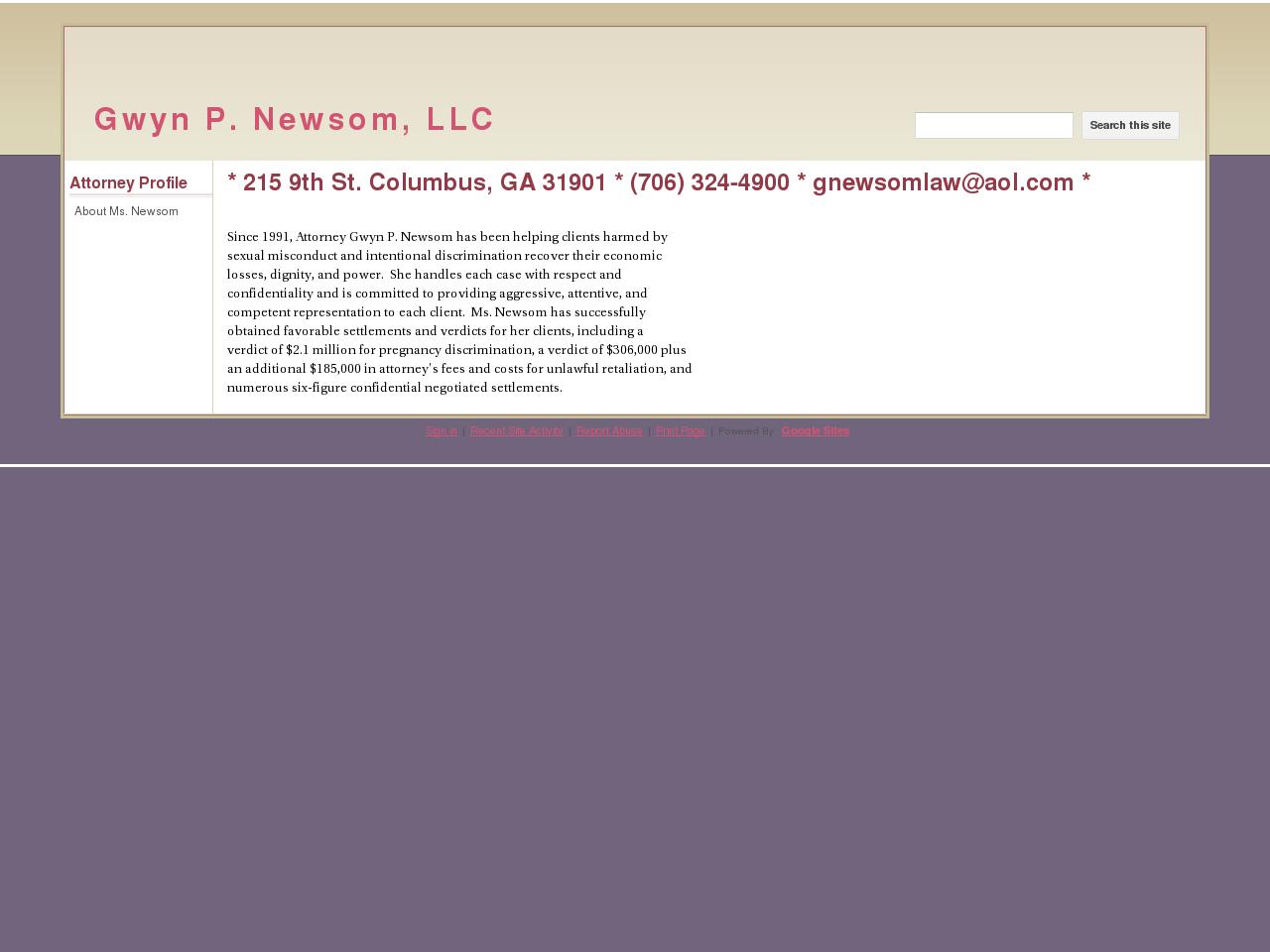 Newsom Gwyn P LLC - Columbus GA Lawyers