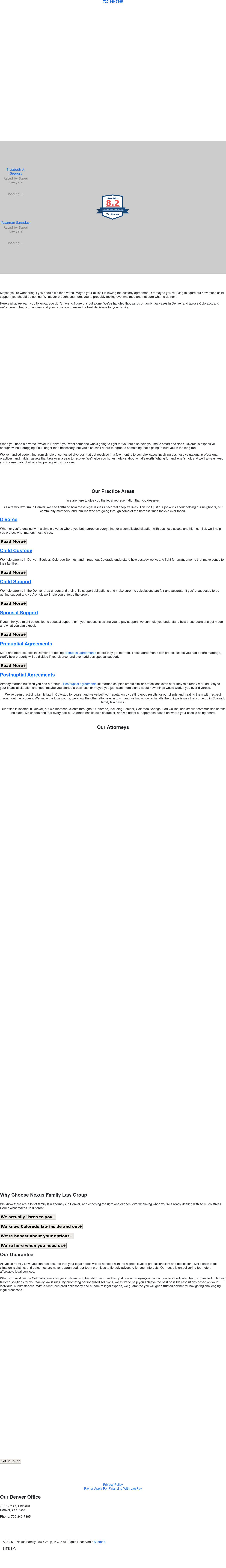 Nexus Family Law Group, P.C. - Denver CO Lawyers