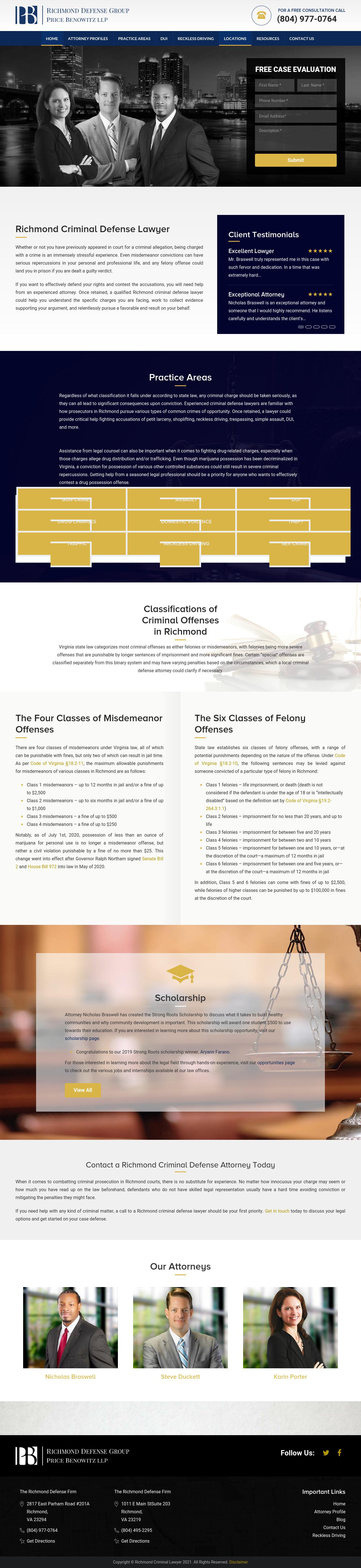 Nicholas Braswell Attorney at Law -  Richmond VA Lawyers