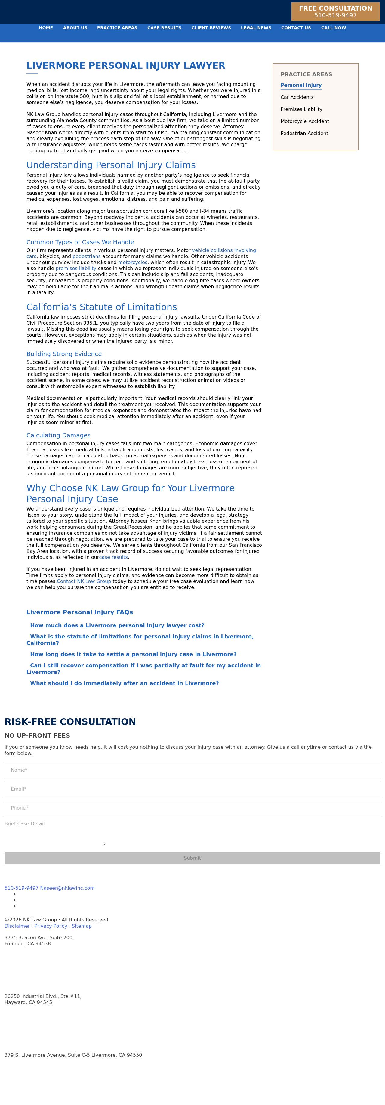 NK Law Group - Livermore CA Lawyers