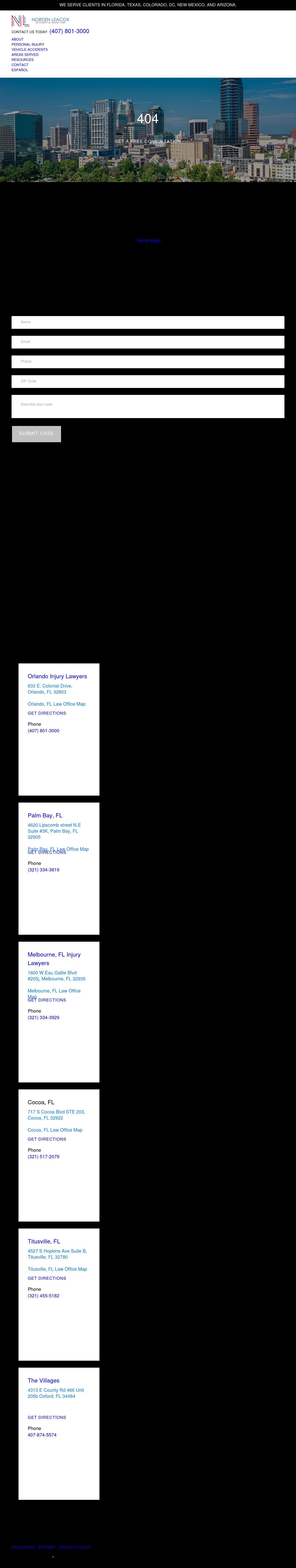 Norden Leacox Accident & Injury Law - Cocoa FL Lawyers