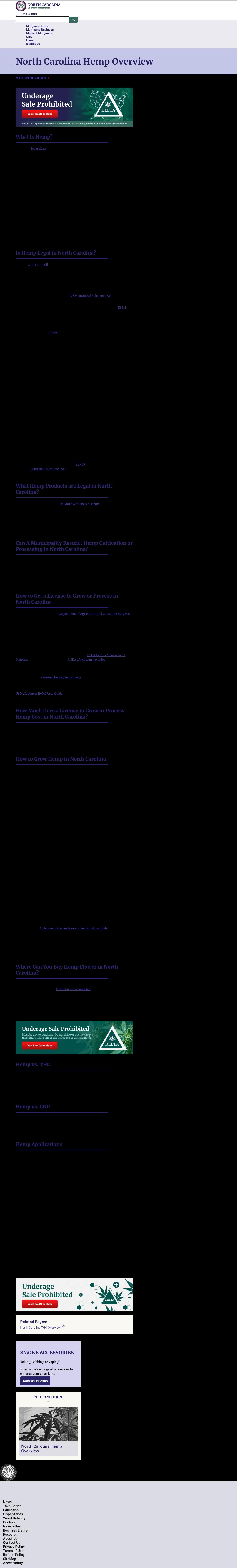 North Carolina Hemp - Raleigh NC Lawyers