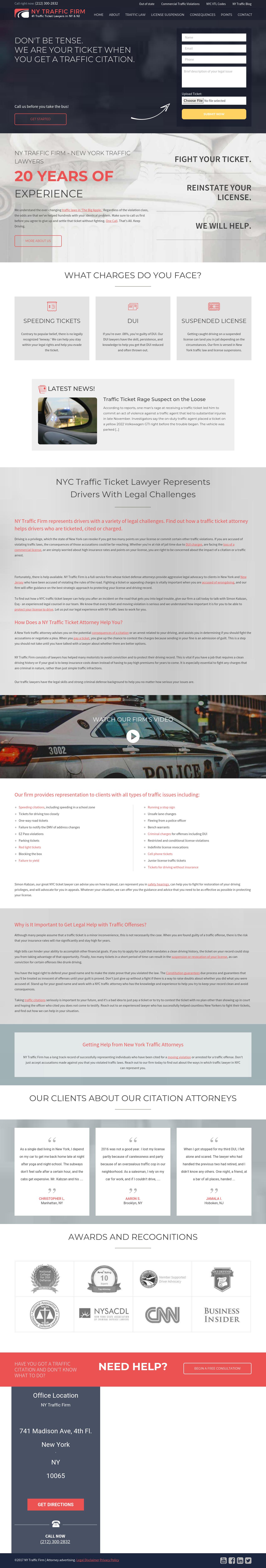 NY Traffic Firm - New York NY Lawyers