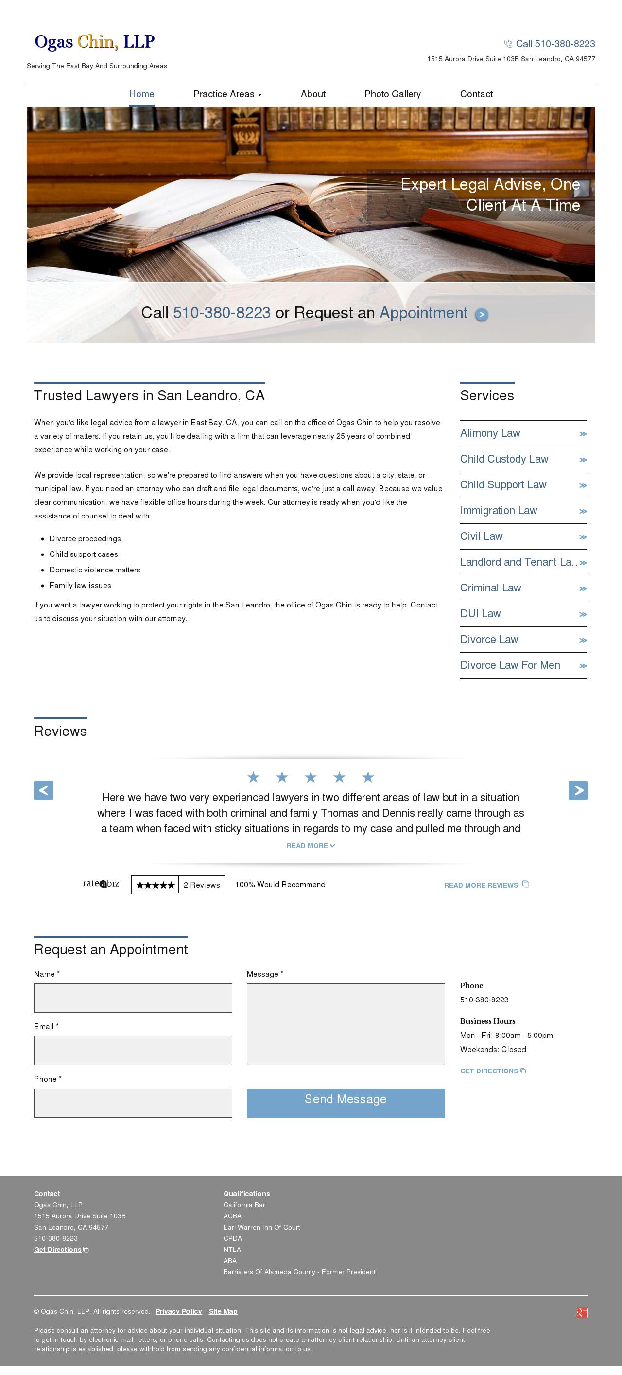Ogas Chin LLP - San Leandro CA Lawyers