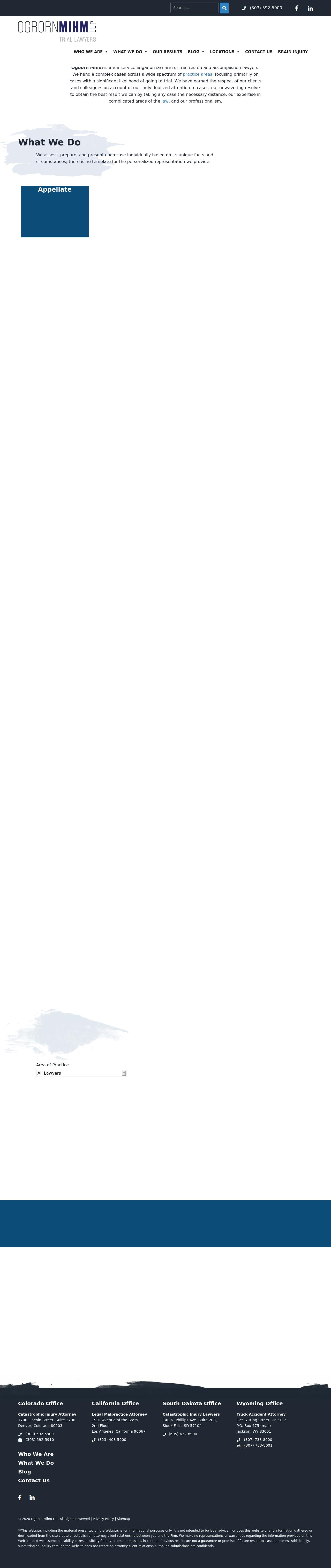 Ogborn Mihm, LLP - Denver CO Lawyers