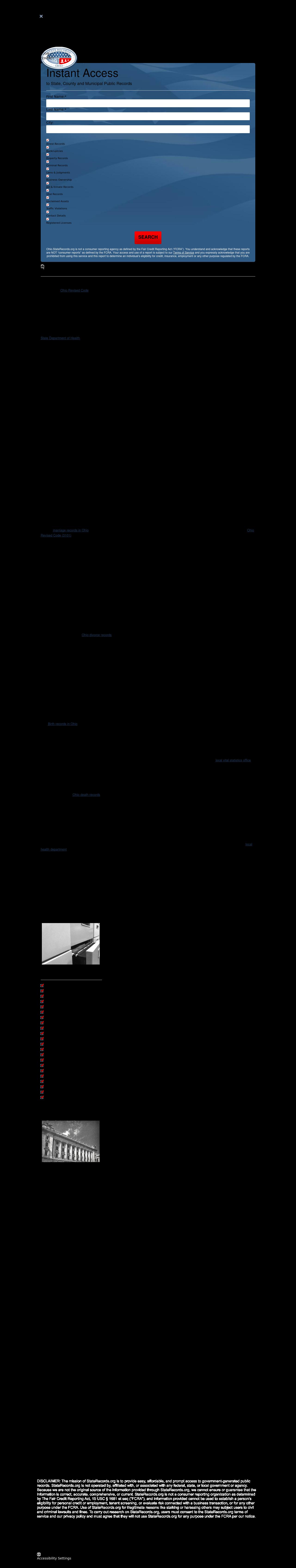 Ohio Divorce Record  - Columbus OH Lawyers