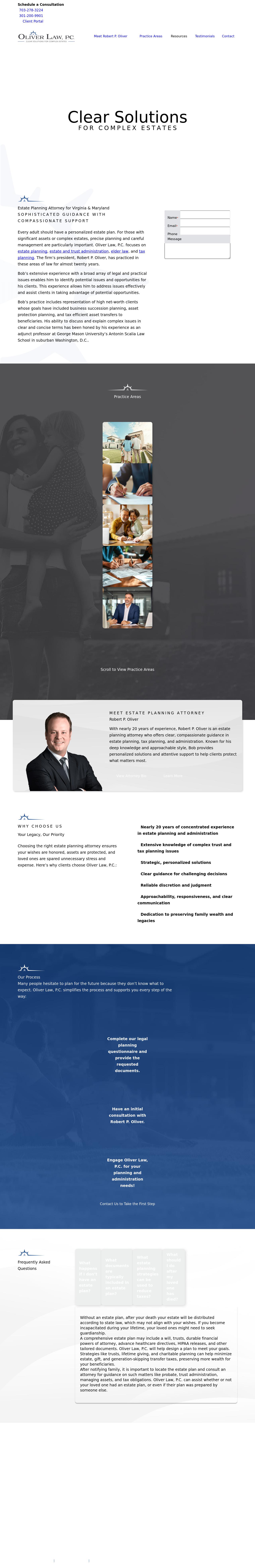 Oliver ‎La‎w, ‎P.‎C.‎‎‎‎‎ - McLean VA Lawyers