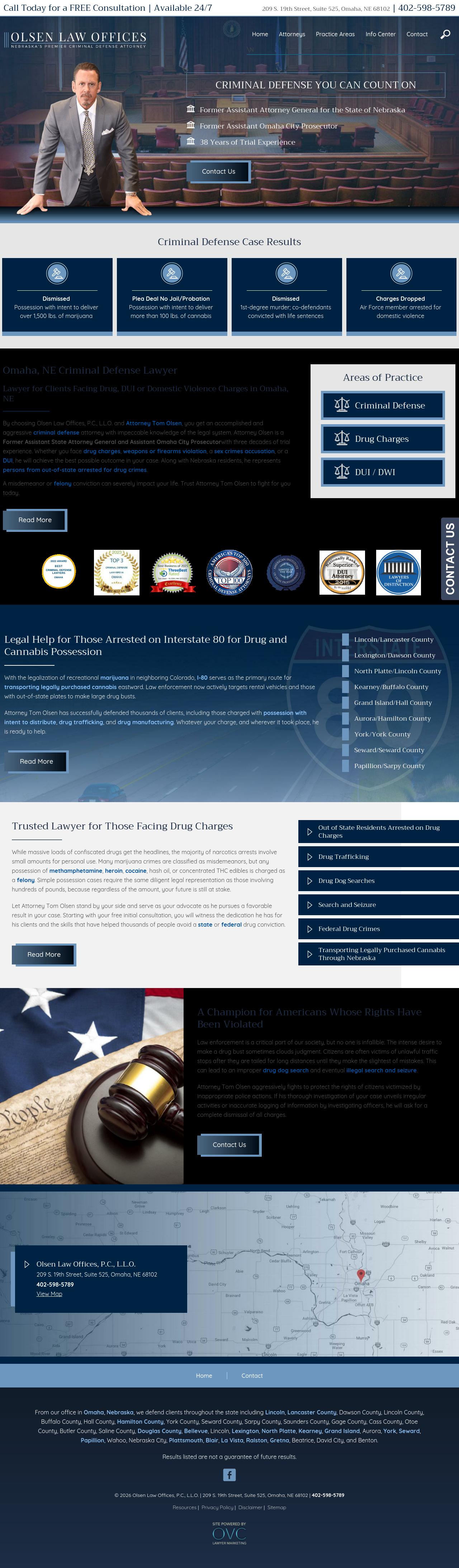 Olsen Law Offices, P.C., L.L.O. - Omaha NE Lawyers
