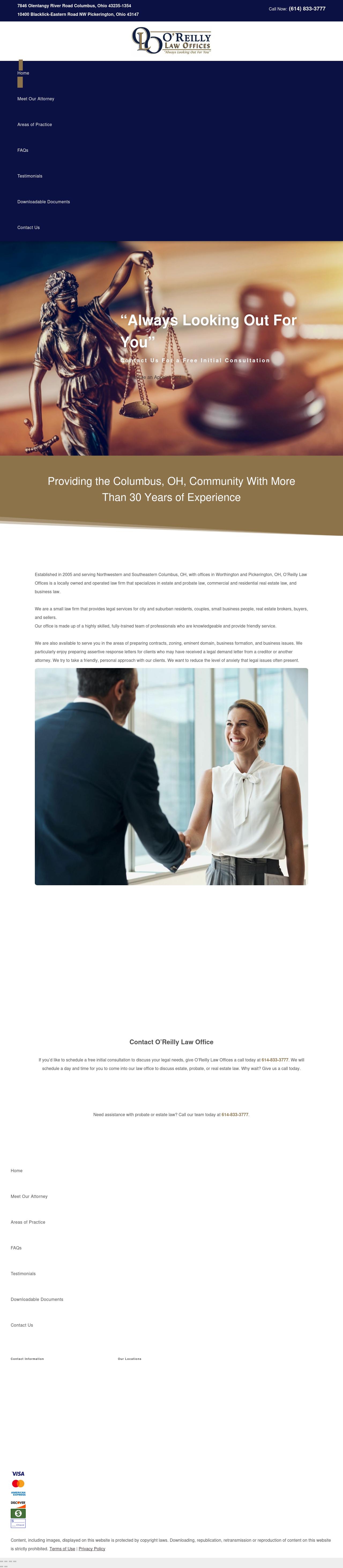 O'Reilly Law Offices - Pickerington OH Lawyers