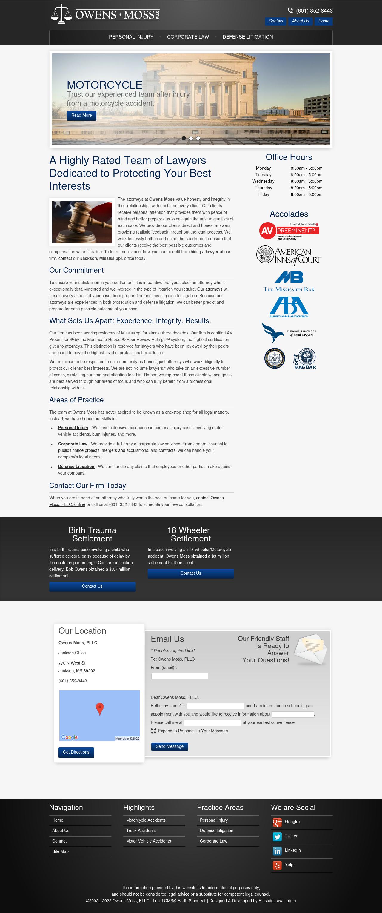 Owens Moss PLLC - Jackson MS Lawyers