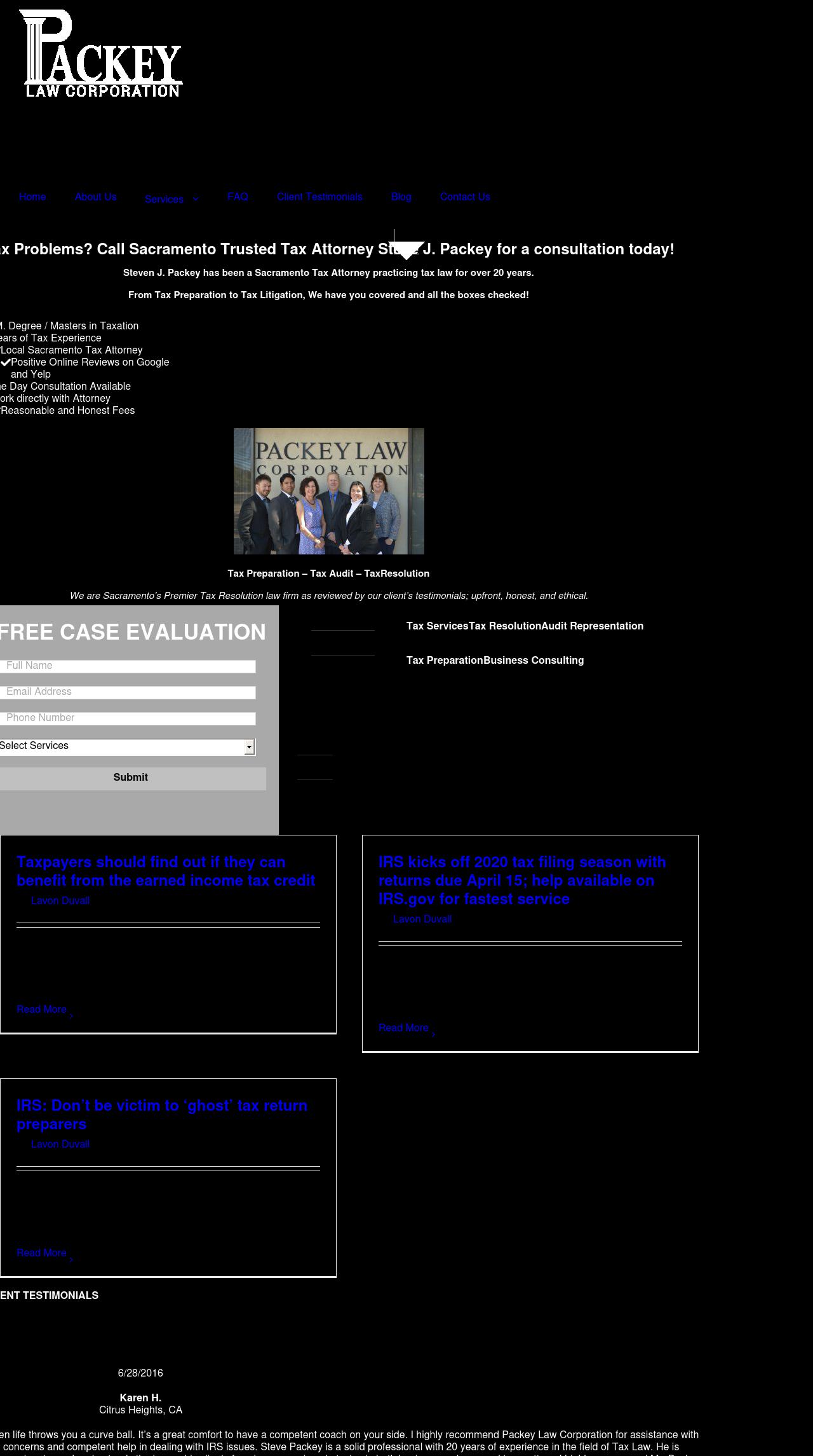 Packey Law Corporation - Sacramento CA Lawyers