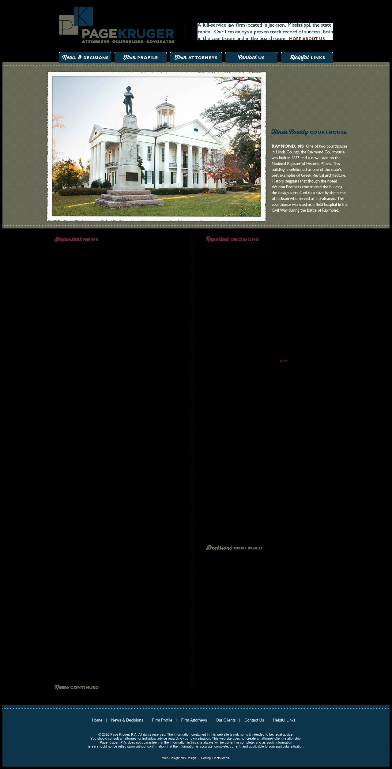 Page Kruger & Holland PA - Flowood MS Lawyers