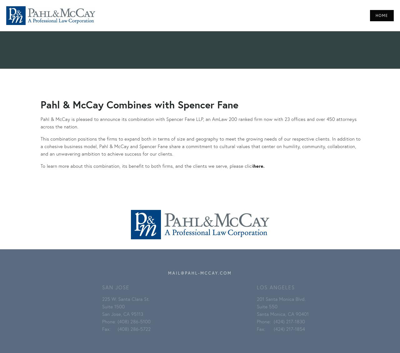 Pahl & McCay - San Jose CA Lawyers