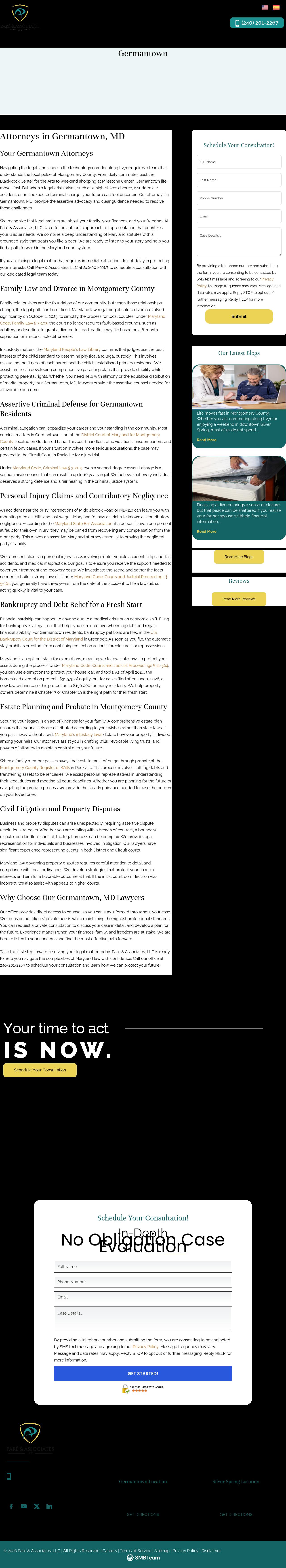 Paré & Associates, LLC - Germantown MD Lawyers