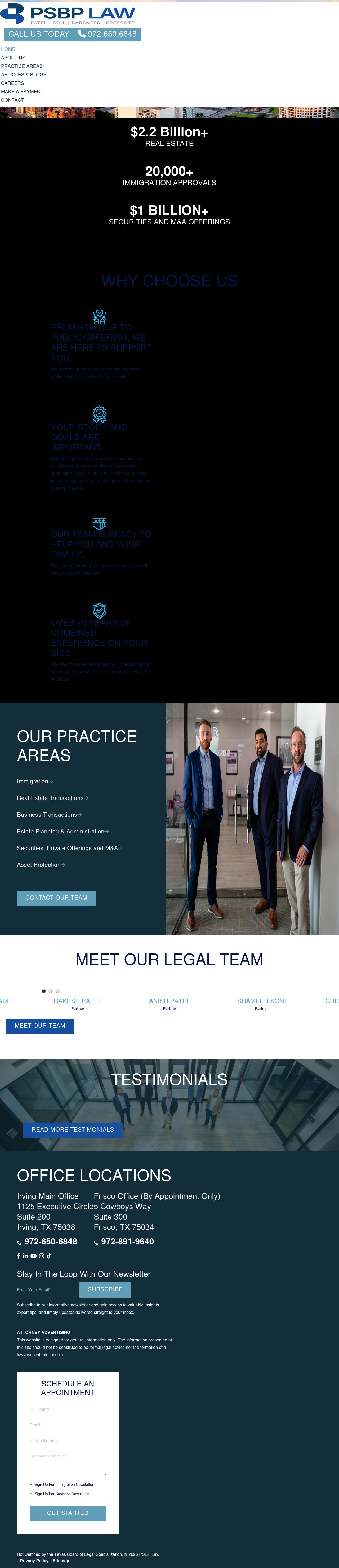 Patel Law Group - Irving TX Lawyers
