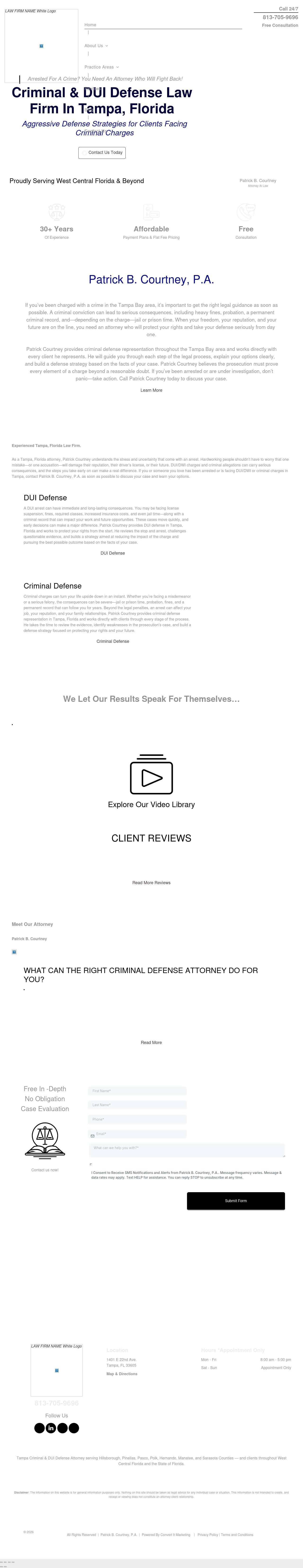 Patrick B. Courtney, P.A. - Tampa FL Lawyers